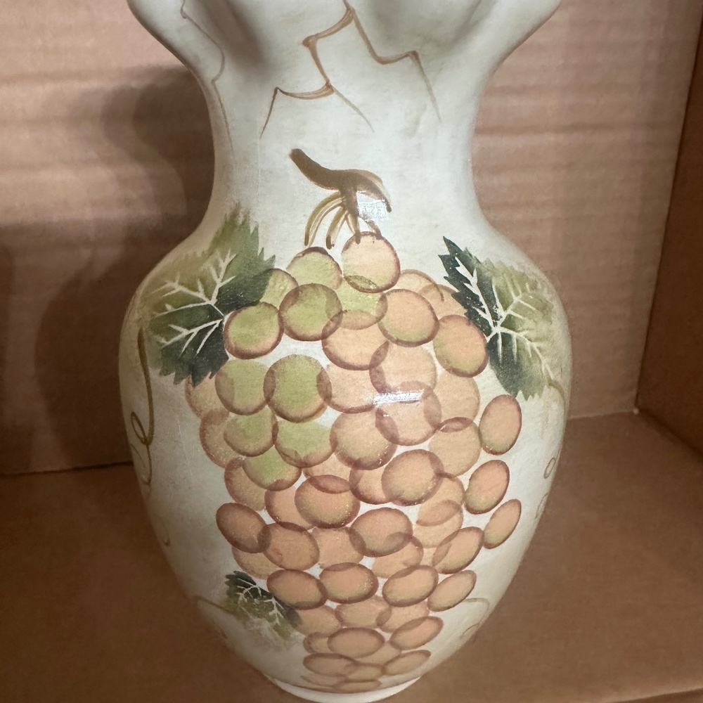 Hand painted stone base